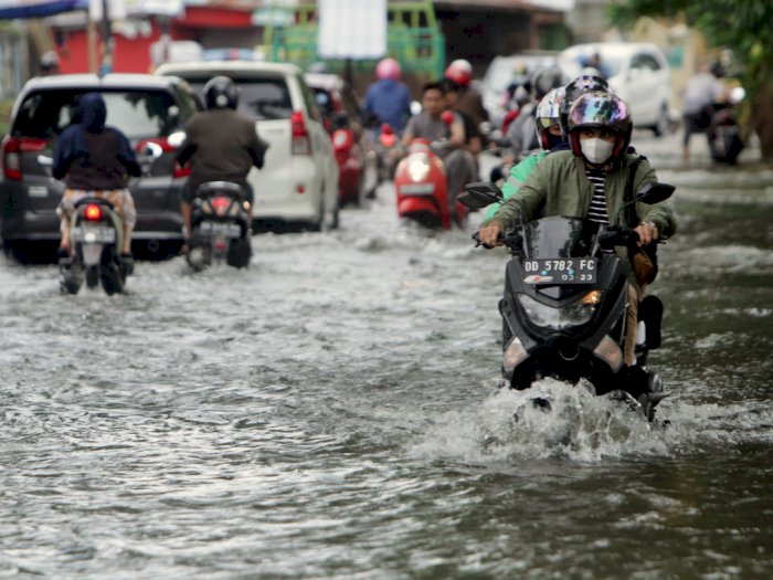 FOTO: Banjir di Makassar