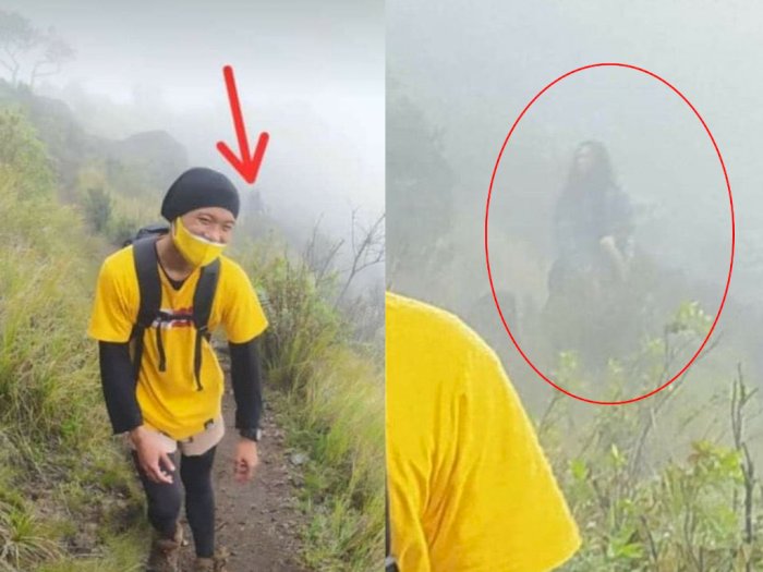 Hiii Seram! Viral Kisah Pendaki Gunung yang Diikuti Sosok Pria Misterius Berambut Gondrong