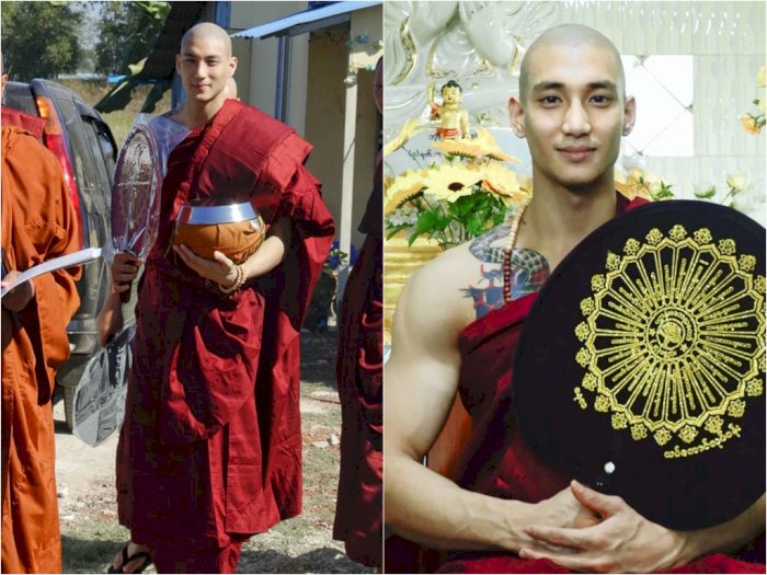 Viral Potret Biksu Ganteng dari Myanmar yang Ramai di Media Sosial, Ini Dia Sosoknya