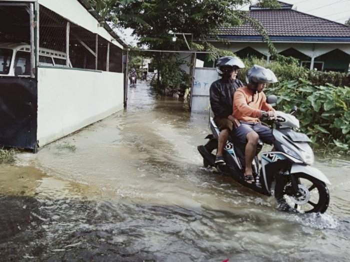 Hari ke-4  Banjir di Banjarmasin, Tinggi Air Belum Surut