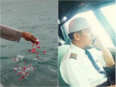 Viral Video Tabur Bunga untuk Korban Pesawat Sriwijaya Air, Netizen Tanyakan Kapten Afwan
