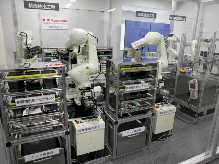 Jepang Gunakan Teknologi Robot Untuk Tingkatkan Uji COVID-19