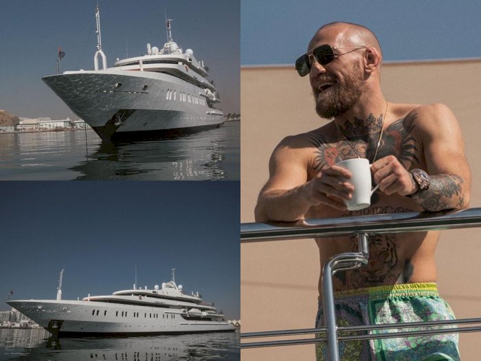Pamer Kapal Pesiar Mewah, Kehadiran Conor McGregor Terlalu Curi Perhatian di Abu Dhabi