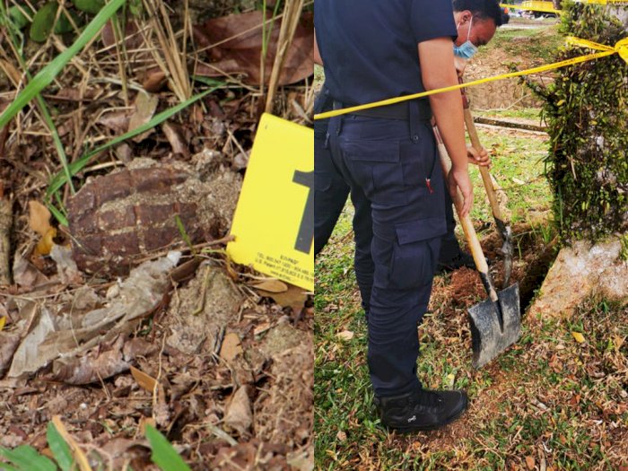 Viral Polisi Temukan Granat Tangan yang Tak Meledak di Bawah Pohon, Hampir Jadi Malapetaka