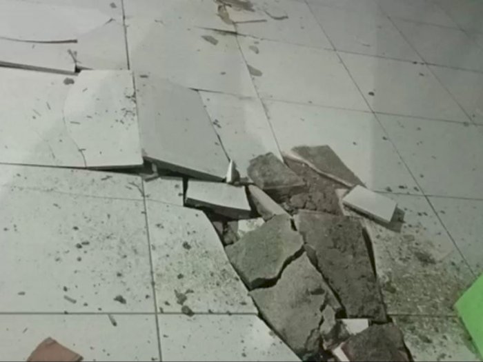 Akibat Gempa Magnitudo 7,1 di Sulut, Lantai RSUD Mala Rusak, 'Sempat Terjadi Kepanikan'