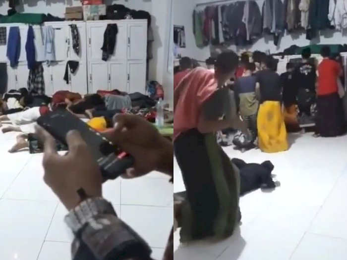 Kocak, Puluhan Santri Ini Parodikan Yel-yel Terpesona TNI-POLRI, Jadi Alarm Bangun Tidur