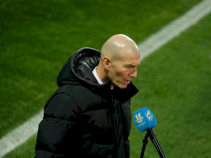 Real Madrid Umumkan Zidane Positif Terpapar COVID-19