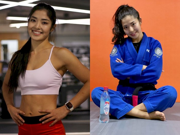 Pesona Moldir Mekenbayeva, Atlet Jiu-Jitsu Wanita Pertama Raih Sabuk Hitam di Kazakhstan