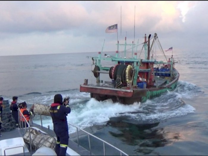 KKP Amankan Tiga Kapal Pencuri Ikan di Selat Malaka, Sempat Diwarnai Aksi Kejar-kejaran