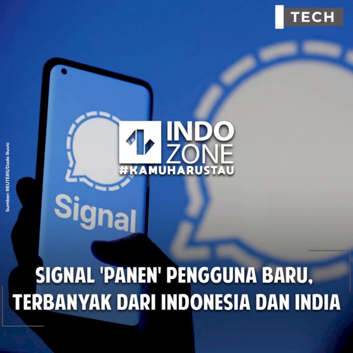 Signal 'Panen' Pengguna Baru,  Terbanyak dari Indonesia dan India