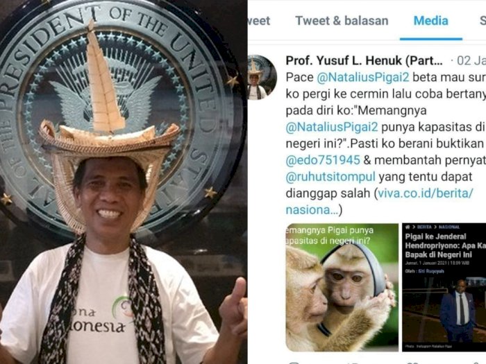 Guru Besar USU Ini Kembali Bikin Heboh Sandingkan Foto Aktivis HAM dengan Monyet