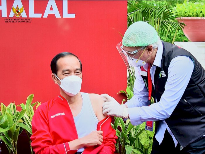 Usai Terima Dosis Vaksin Kedua, Jokowi Sebut Vaksinasi ke Masyarakat Dilakukan Februari