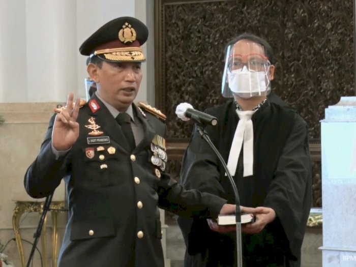 Selamat! Komjen Listyo Sigit Prabowo Resmi Dilantik Presiden Jokowi Sebagai Kapolri