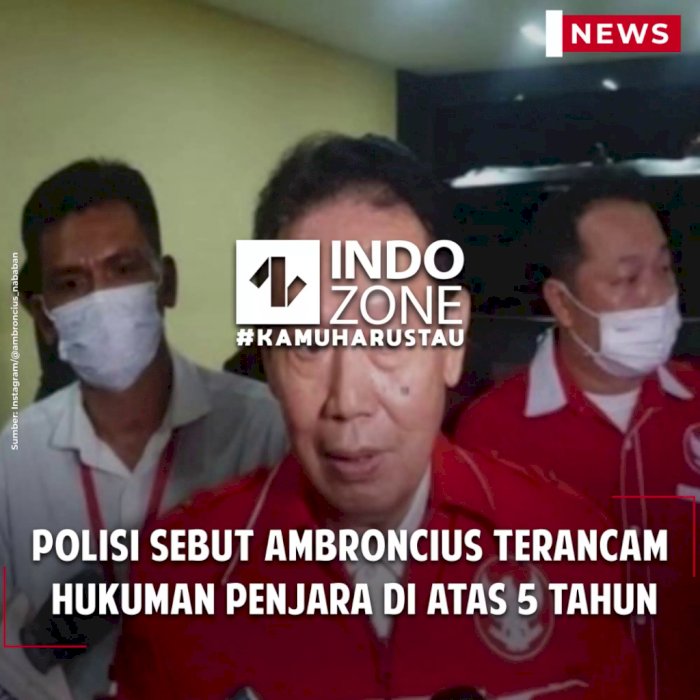 Polisi Sebut Ambroncius Terancam Hukuman Penjara di Atas 5 Tahun