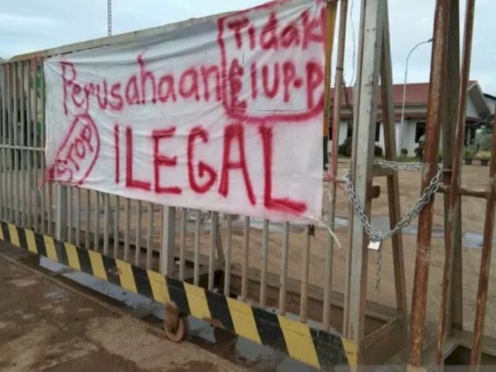 Warga Segel Pabrik Sawit Karena Diduga Tak Kantongi Izin, Perusahaan Ancam Lapor Polisi