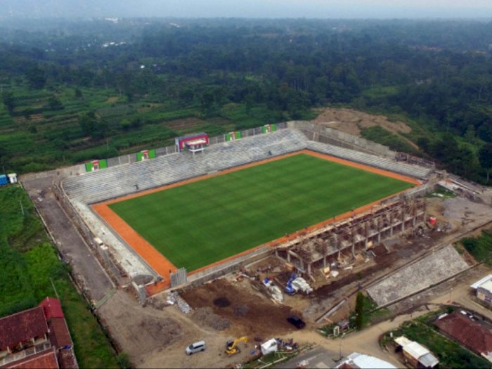 Memasuki Tahap Akhir, Pembangunan Stadion Kebo Giro Boyolali 2021 Dianggarkan Rp12 Miliar