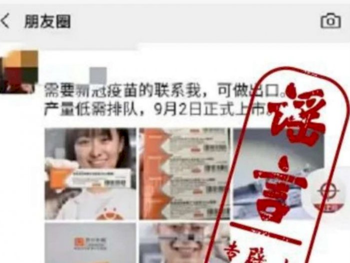 Polisi Tiongkok Tangkap Jaringan Vaksin Palsu, Sita 3.000 Dosis