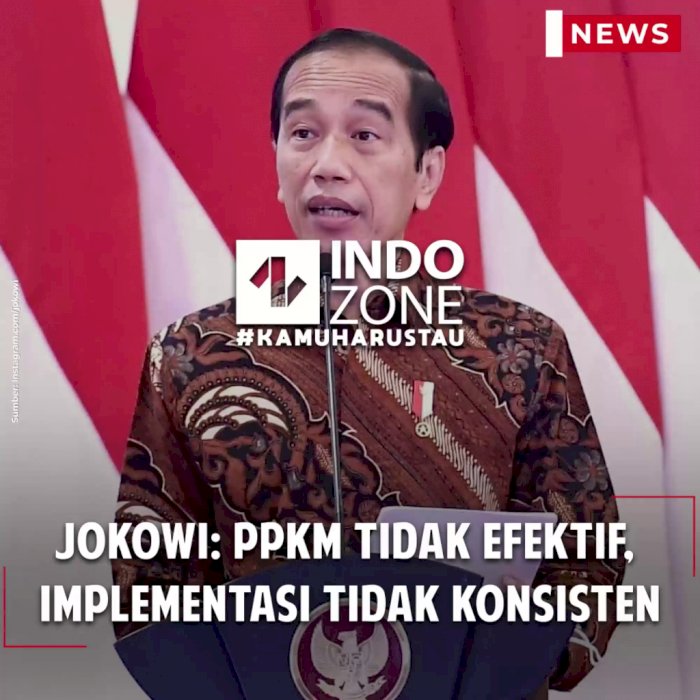 Jokowi: PPKM Tidak Efektif,  Implementasi Tidak Konsisten