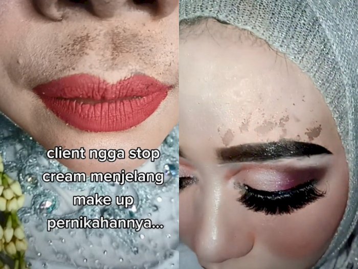 Picu Pro Kontra, MUA Ini Unggah Hasil Makeup Klien yang Luntur Karena Krim Kecantikan