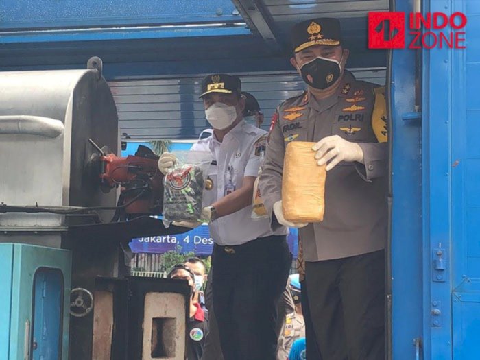 Musnahkan Barang Bukti Narkoba, Kapolda Metro: Menuju Jakarta Zero Narkoba!