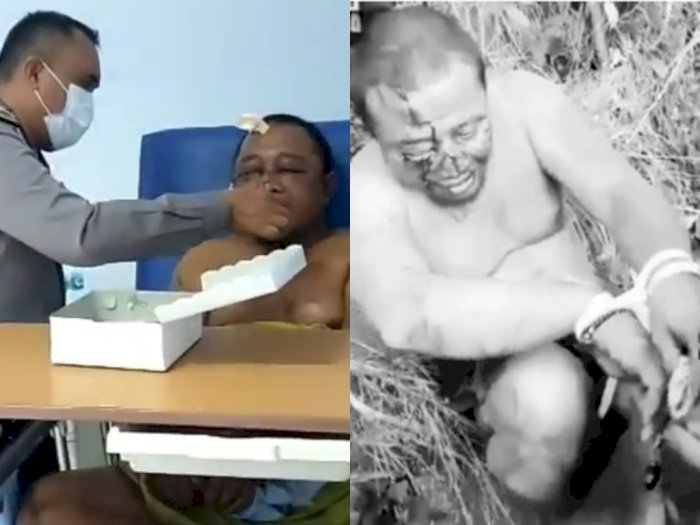 Ditangkap Setelah Keroyok Anggota TNI, Rinto Makan Disuapin Polisi, Netizen: Manja Amat Lu