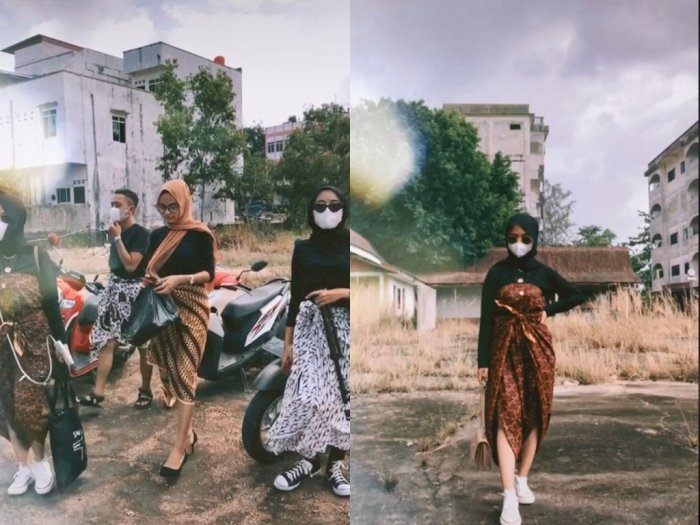 Sulap Kain Batik Jadi Pakaian Modis Kekinian, Remaja Ini Tuai Kritik Pedas Netizen