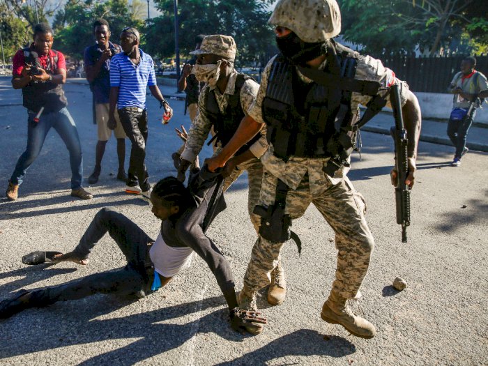 FOTO: Protes Terhadap Presiden Haiti Jovenel Moise