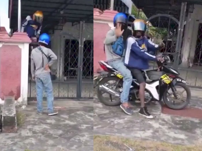 Hendak Mencuri di Siang Bolong, 2 Pria Ini Ketahuan Pemilik Rumah, Langsung Minta Maaf