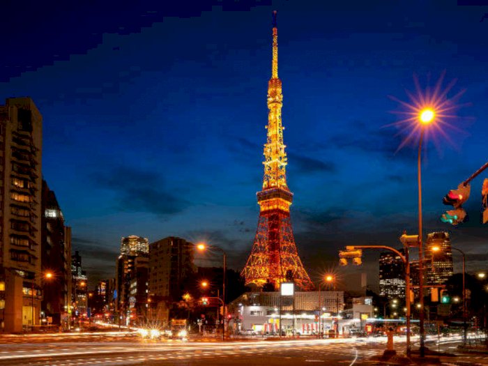 Tak Seperti Biasa, Perayaan Imlek di Tokyo Tower Tahun Ini Hanya Sederhana