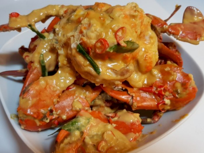 Ide Kreasi Seafood: Resep Kepiting Saus Telur Asin, Maknyus!