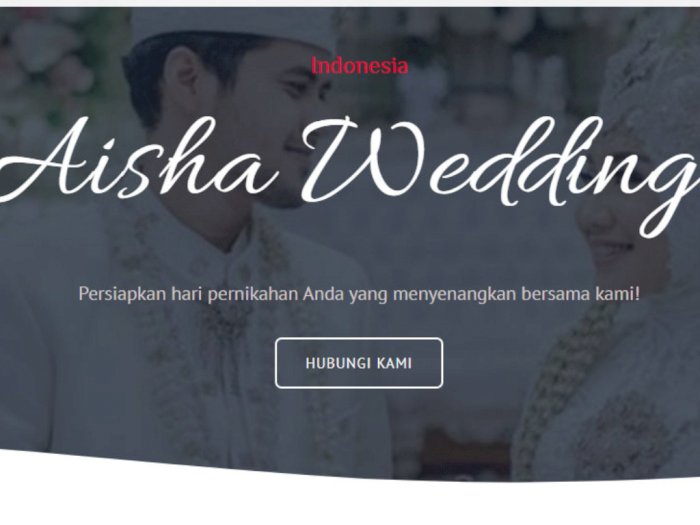 Jual Agama, Aisha Weddings Berbisnis Jasa Poligami & Nikah Muda, Slogannya: Jangan Pacaran