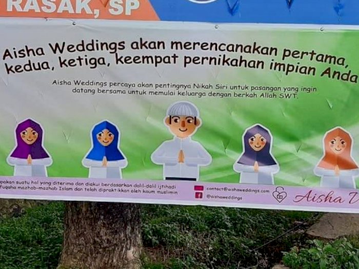 Geger WO Aisha Weddings, Anjurkan Poligami dan Nikah Siri, Bawa-bawa Nama Allah & Alquran