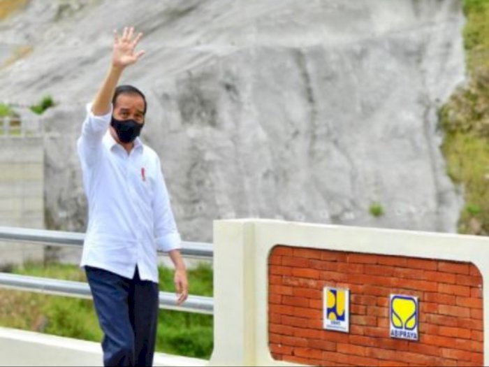 Resmikan Bendungan Tukul, Jokowi Berharap Petani Bisa 2 Kali Tanam Padi dan Palawija