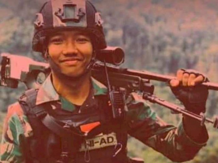 Sosok Prada Ginanjar Arianda Prajurit TNI yang Gugur di Papua, Diberondong Tembakan KKB