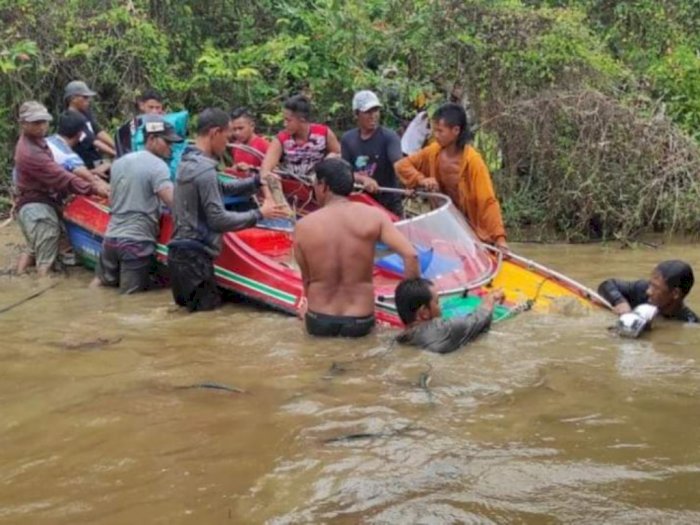 Tabrakan Speed Boat di Sungai Kapuas, Empat Selamat, Dua Orang Meninggal Dunia