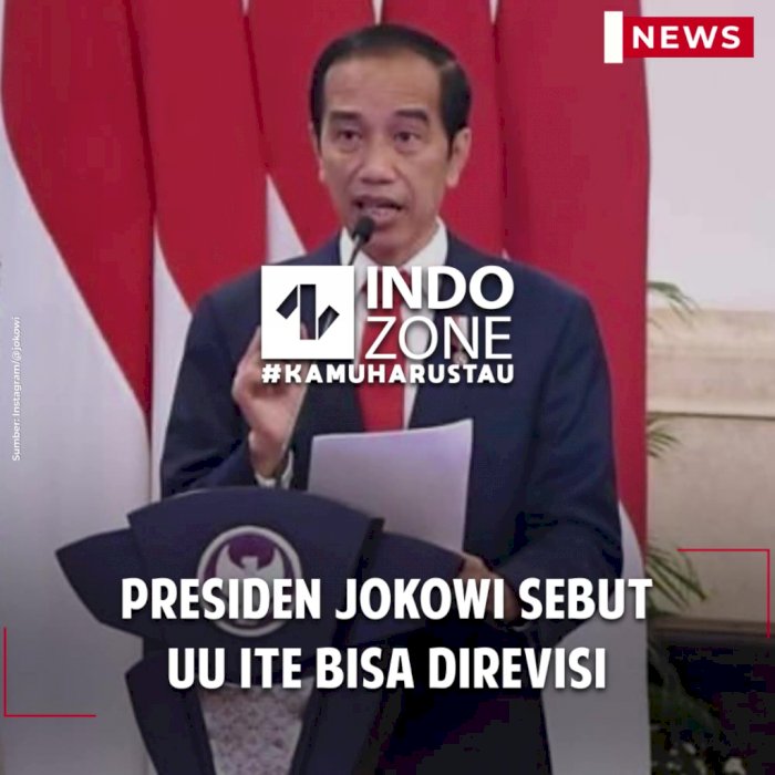Presiden Jokowi Sebut UU ITE Bisa Direvisi