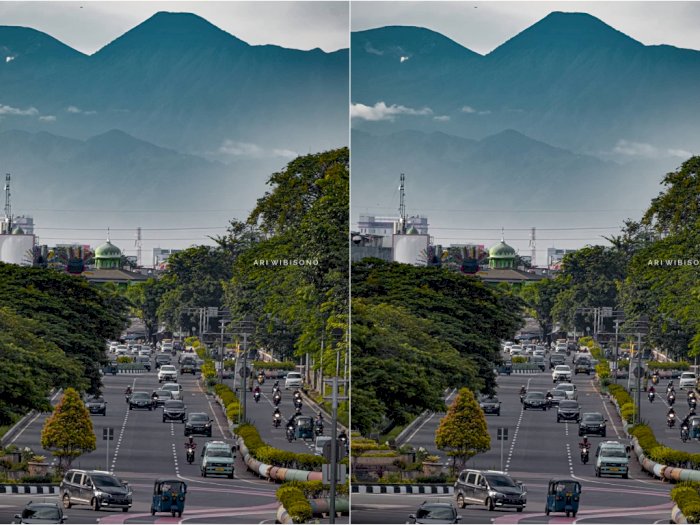 Cantiknya Gunung Gede Pangrango Terlihat dari Jakarta, Tanda Kualitas Udara Makin Baik