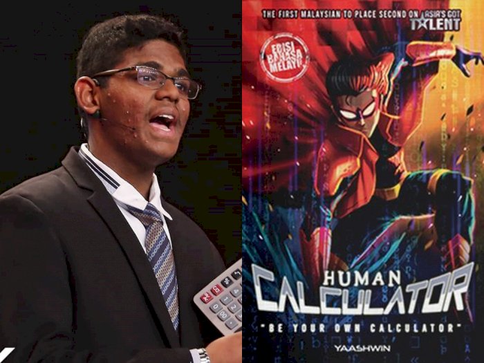 Sosok Yaashwin Sarawanan, Manusia Kalkulator yang Buat Karakter SuperHero di Komik