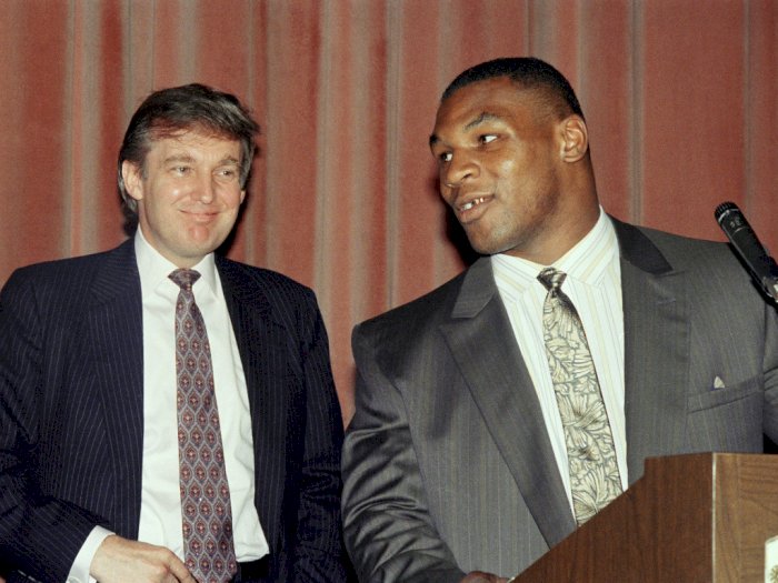 Tak Lagi Jadi Presiden, Ternyata Donald Trump Dulunya Pernah Jadi 'Bawahan' Mike Tyson