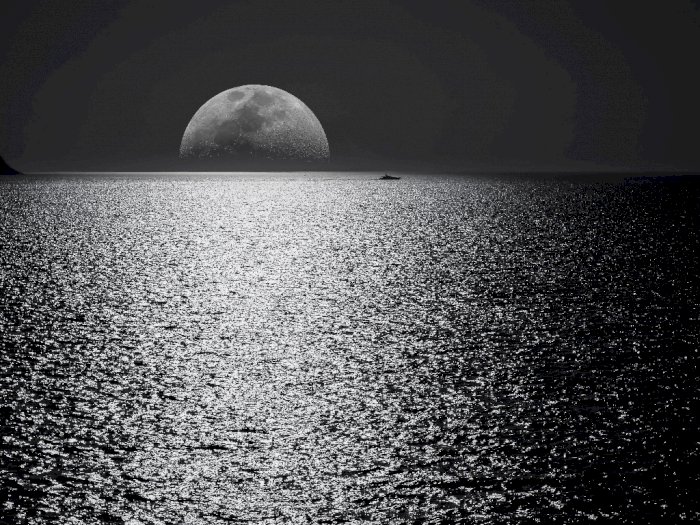 Ternyata, Bulan yang Membesar di Ufuk Hanyalah Ilusi Optik Belaka!