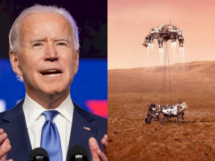 Robot AS Tiba di Mars, Joe Biden: Tak Ada Mustahil dengan Sains dan Kecerdikan Amerika