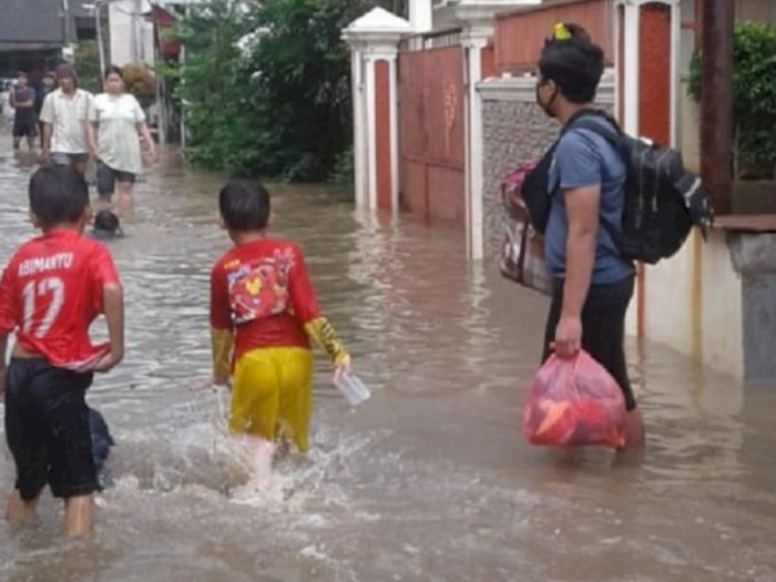 Banjir Melanda, Wali Kota Tangerang Larang Warga Keluar: Jangan Diliatin, Kasian
