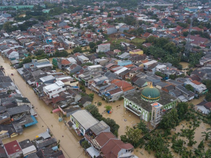 FOTO: Banjir di Pondok Gede Permai