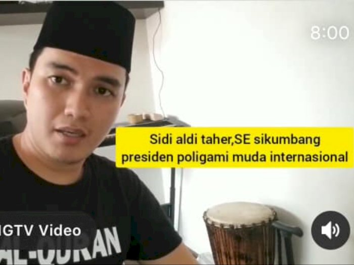 Bukan Cuma Level Indonesia, Aldi Taher Mengklaim Diri Presiden Poligami Muda Internasional