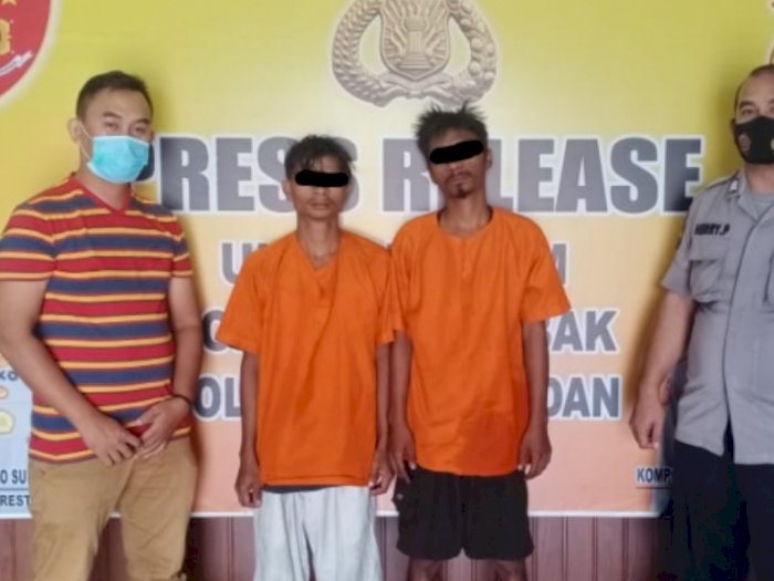 Nekat Curi Barang di Perusahaan Kelapa Sawit, 2 Pria di Medan Diringkus Polisi