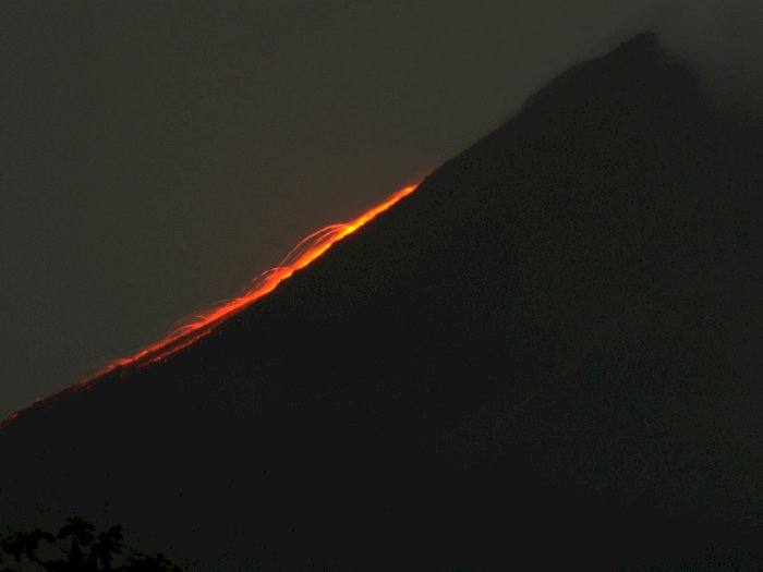 FOTO: Lava Pijar Gunung Merapi