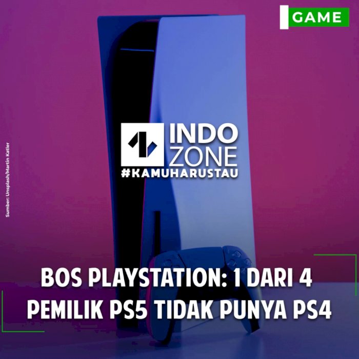 Bos PlayStation: 1 dari 4 Pemilik PS5 Tidak Punya PS4