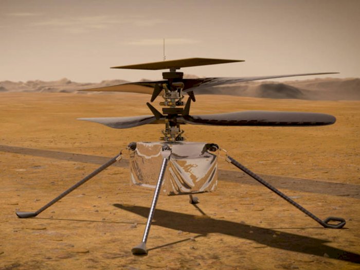 Inilah 2 Fakta Ingenuity, Helikopter NASA di Mars yang #KAMUHARUSTAU!
