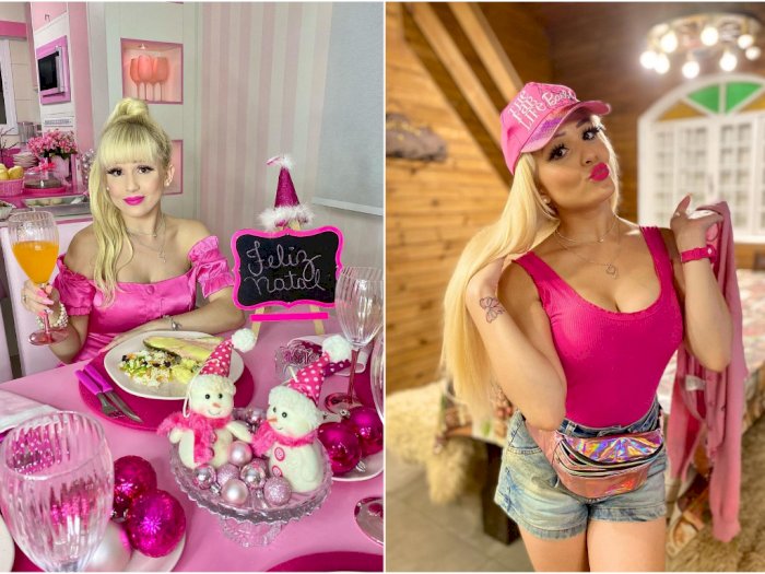 Tergila-gila dengan Warna Pink dan Ingin Hidup Seperti Barbie, Wanita Ini Habiskan Rp1,3 M