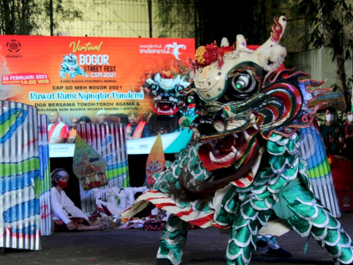 FOTO: Perayaan Cap Go Meh Daring di Bogor